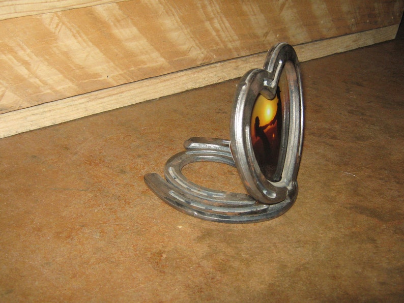 Horseshoe Heart Picture Frame Etsy