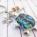 Sea Turtle Keychain, Beach Keychain, Abalone Keychain, Beach Bottle ...