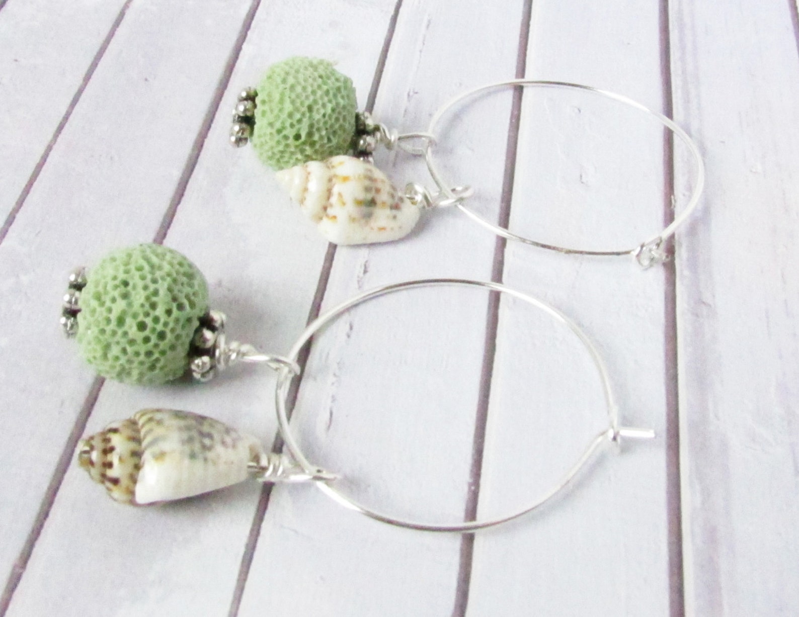 Essential Oil Earrings Aromatherapy Earrings Seashell Etsy