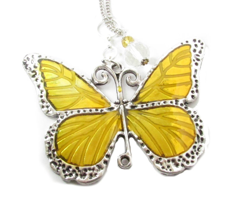 Butterfly Sun Catcher Rear View Mirror Charm Rearview Mirror Etsy