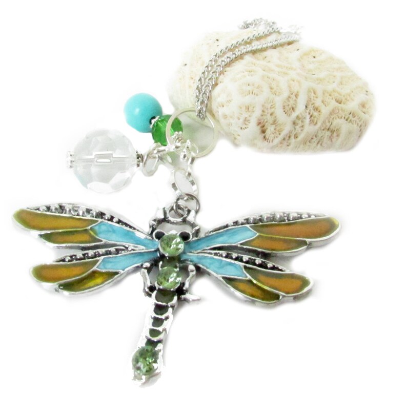 Dragonfly Rear View Mirror Charm Car Dangle Car Ornament Etsy