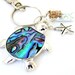 Sea Turtle Keychain, Beach Keychain, Abalone Keychain, Beach Bottle ...