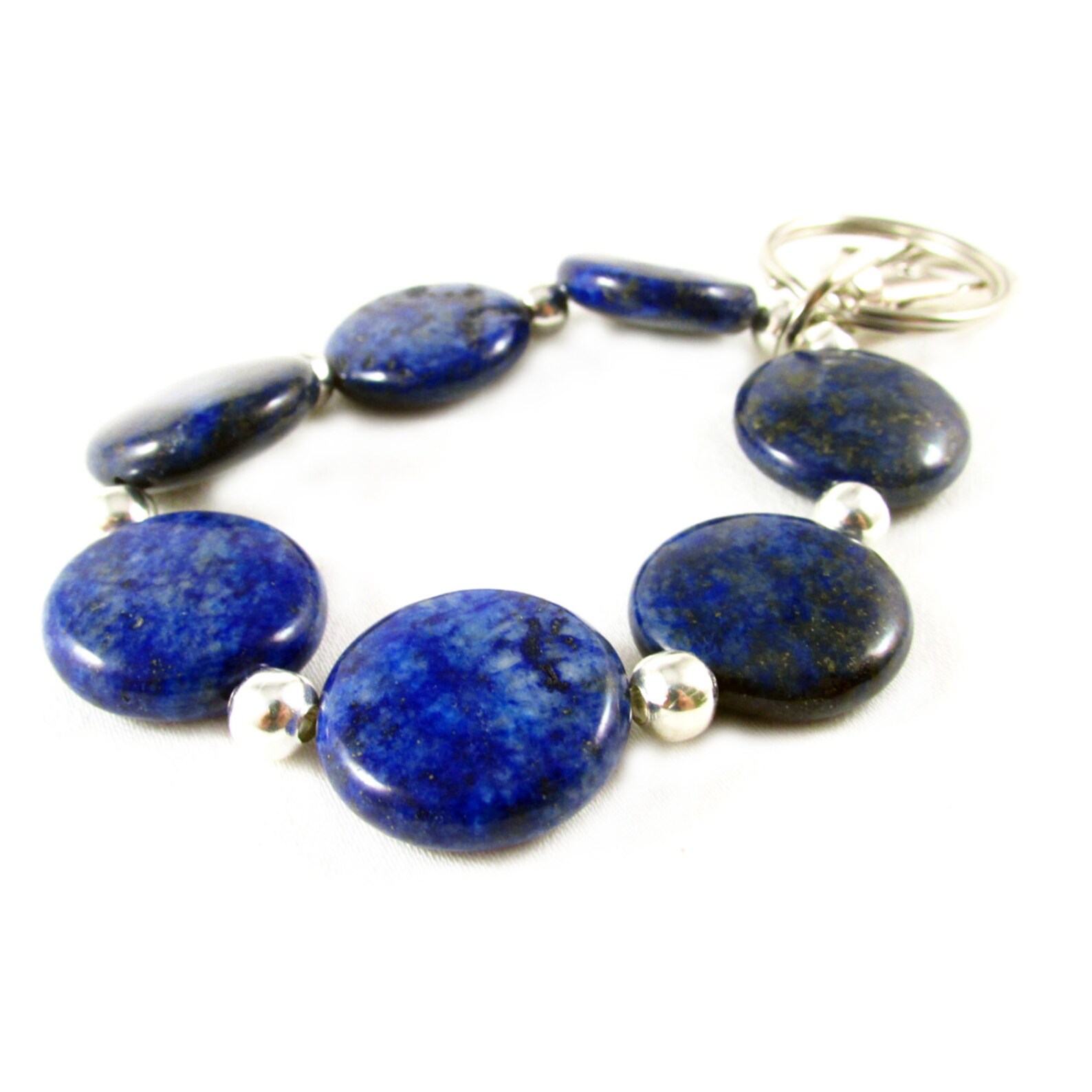 Keychain Bracelet Lapis Lazuli Keychain Keychain for Wrist Etsy