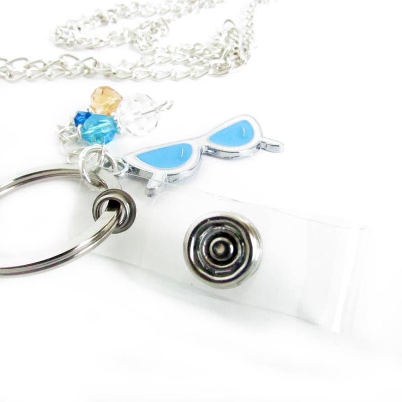 Seashell Eyeglasses Chain Eyeglass Necklace ID Badge Etsy