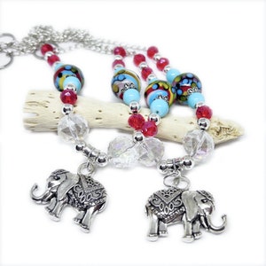 Colorful Elephant Curtain Tiebacks, Curtain Ornaments, Drapery Decor for Kids Room