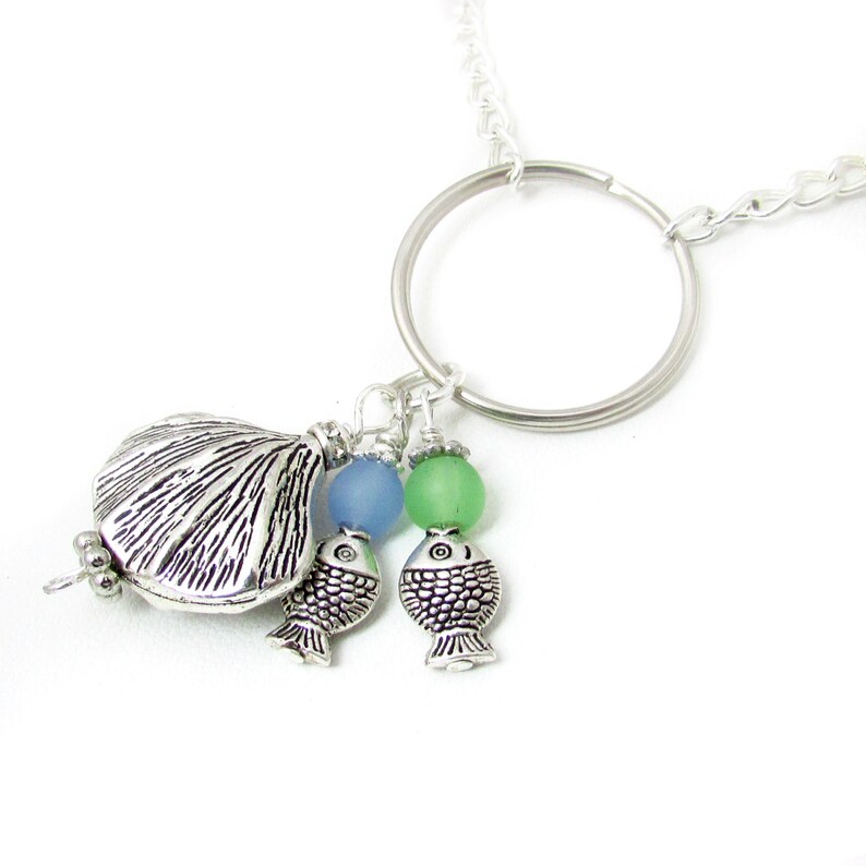 Seashell Eyeglasses Chain Eyeglass Necklace ID Badge Etsy