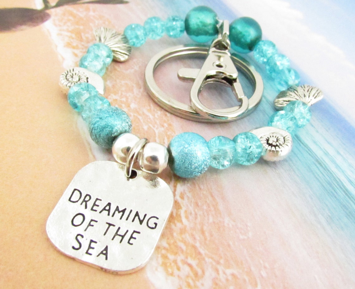 Keychain Bracelet Wrist Keychain Bracelet Keychain Wristlet Etsy