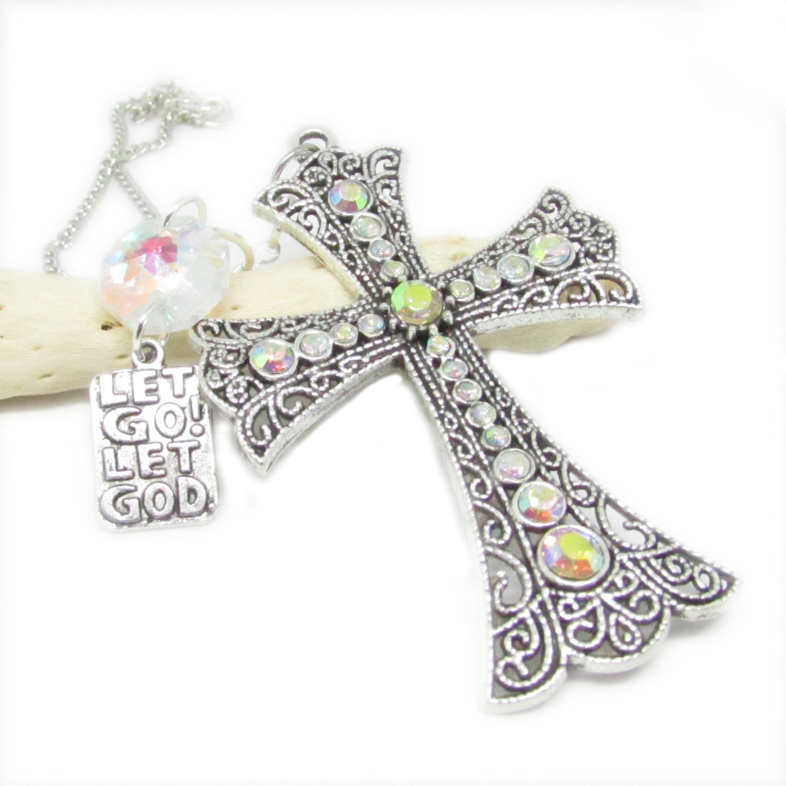 Cross Rear View Mirror Charm Cross Charm Religious Gifts for Etsy