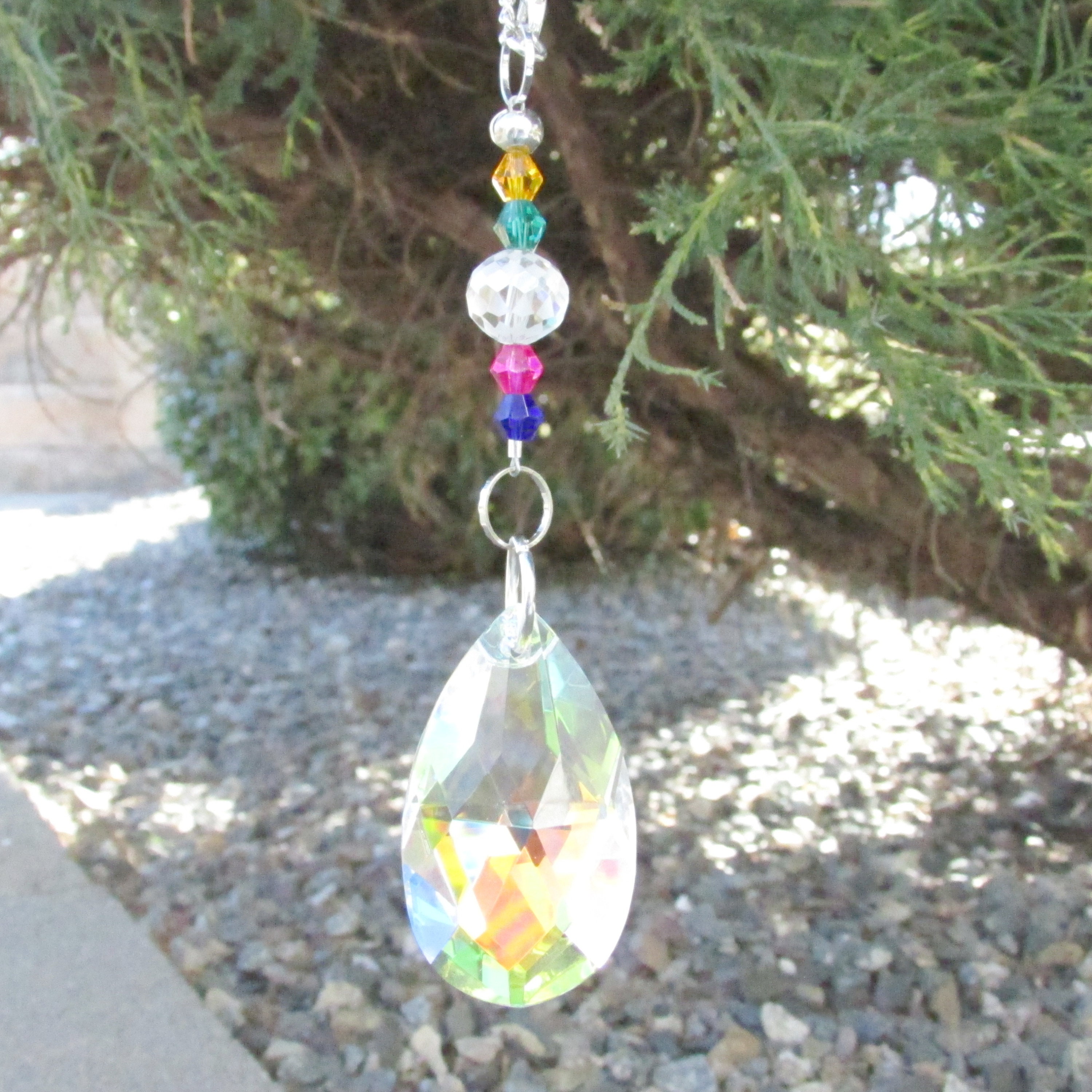 Sun Catcher Crystal for Rear View Mirror Suncatcher Hanging Etsy