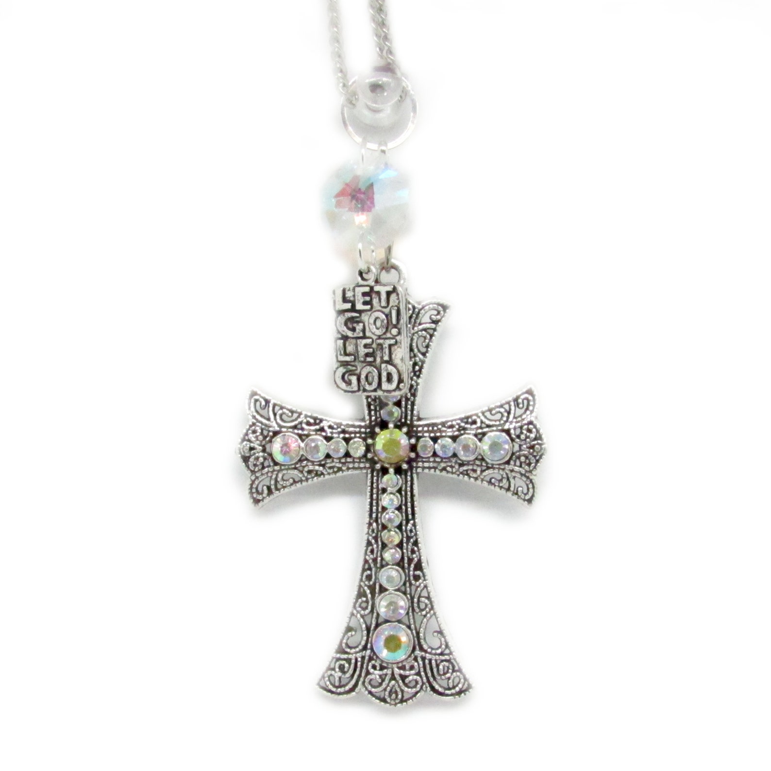 Cross Rear View Mirror Charm Cross Charm Religious Gifts for Etsy