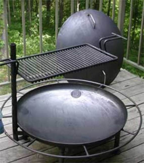 Items similar to Firepan Outdoor Fire Pit, Movable