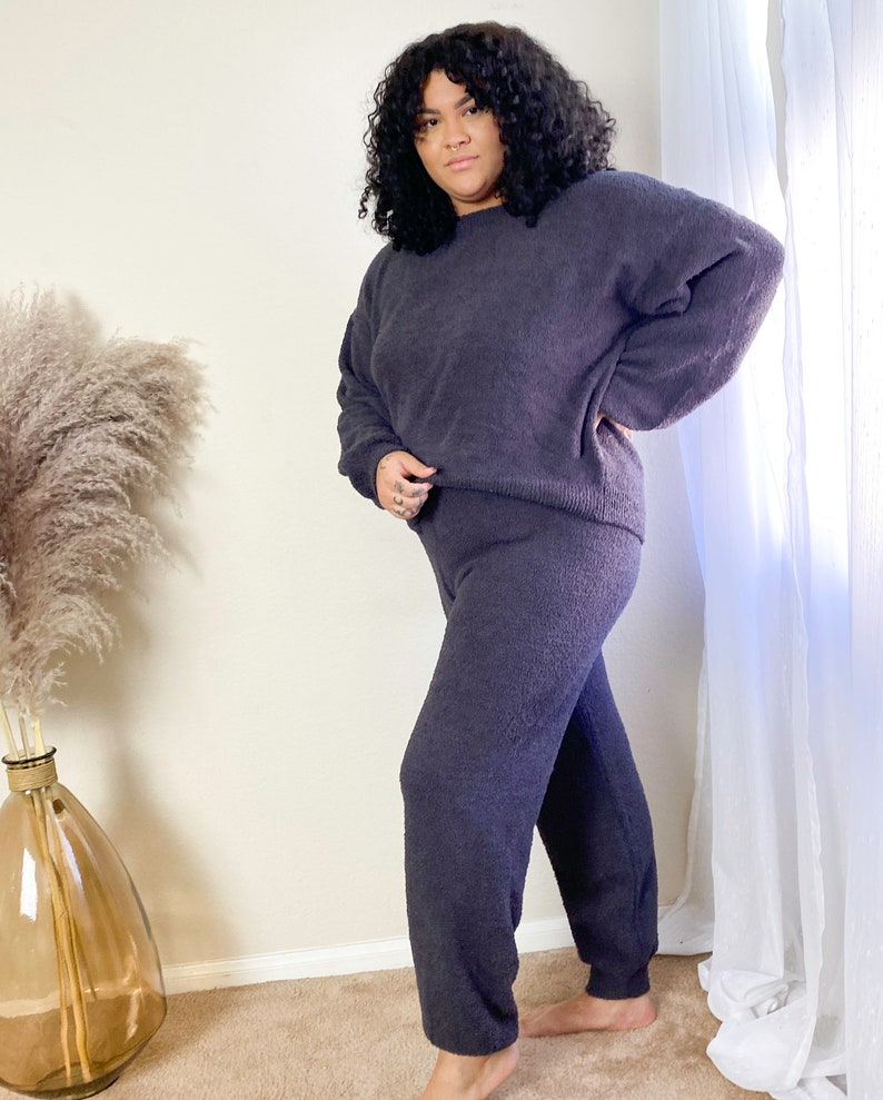 Cozy Super Soft Two Piece Loungewear Set Plus Size | Etsy