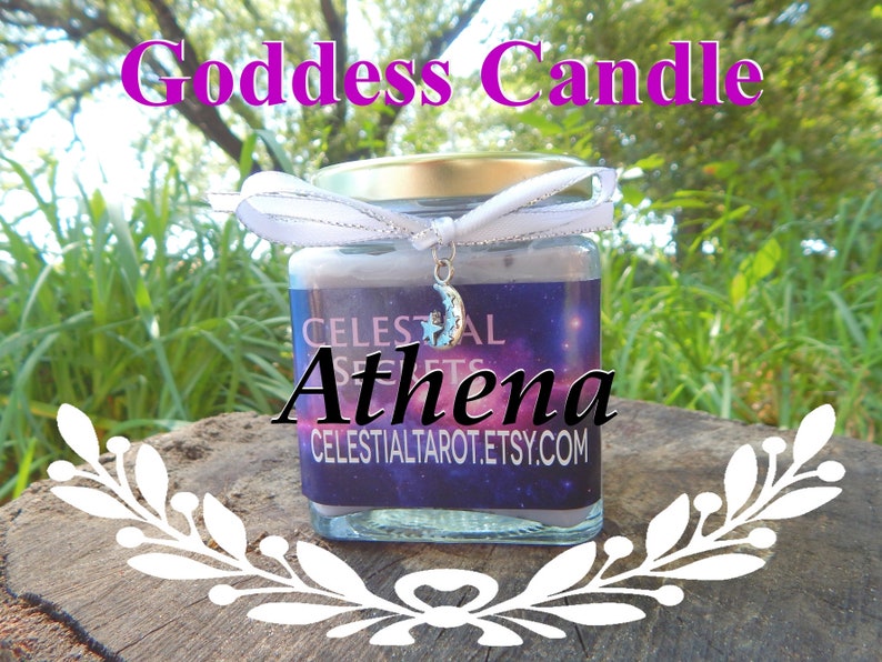 ATHENA Ritual Jar Candle GODDESS Prayer candle 100 Etsy