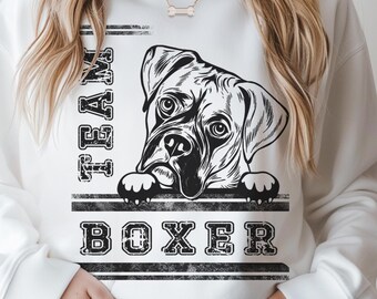 Boxer Dog Lover Crewneck Sweatshirt Gift for Boxer owner