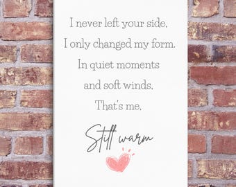 Pet Memorial Canvas | Dog Loss Sympathy Gift Poem Wall Art | Rainbow Bridge Cat Remembrance Keepsake Vertical Wood Frame Canvas Print