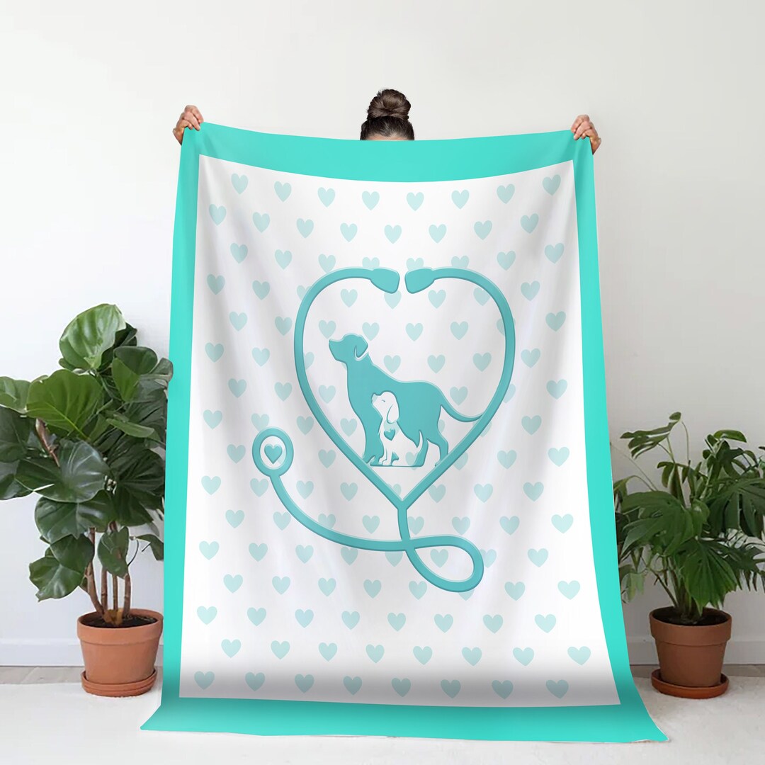 Vet Blanket Vet Appreciation Gift Vet Thank You Gift Veterinary