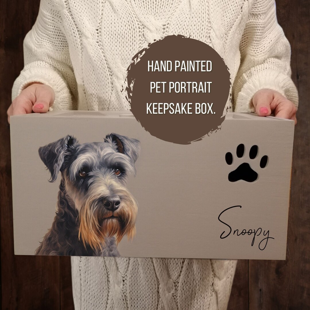 Pet Toy Box Pet Portrait From Photo Pet Portrait Dog Art Custom Pet Toy