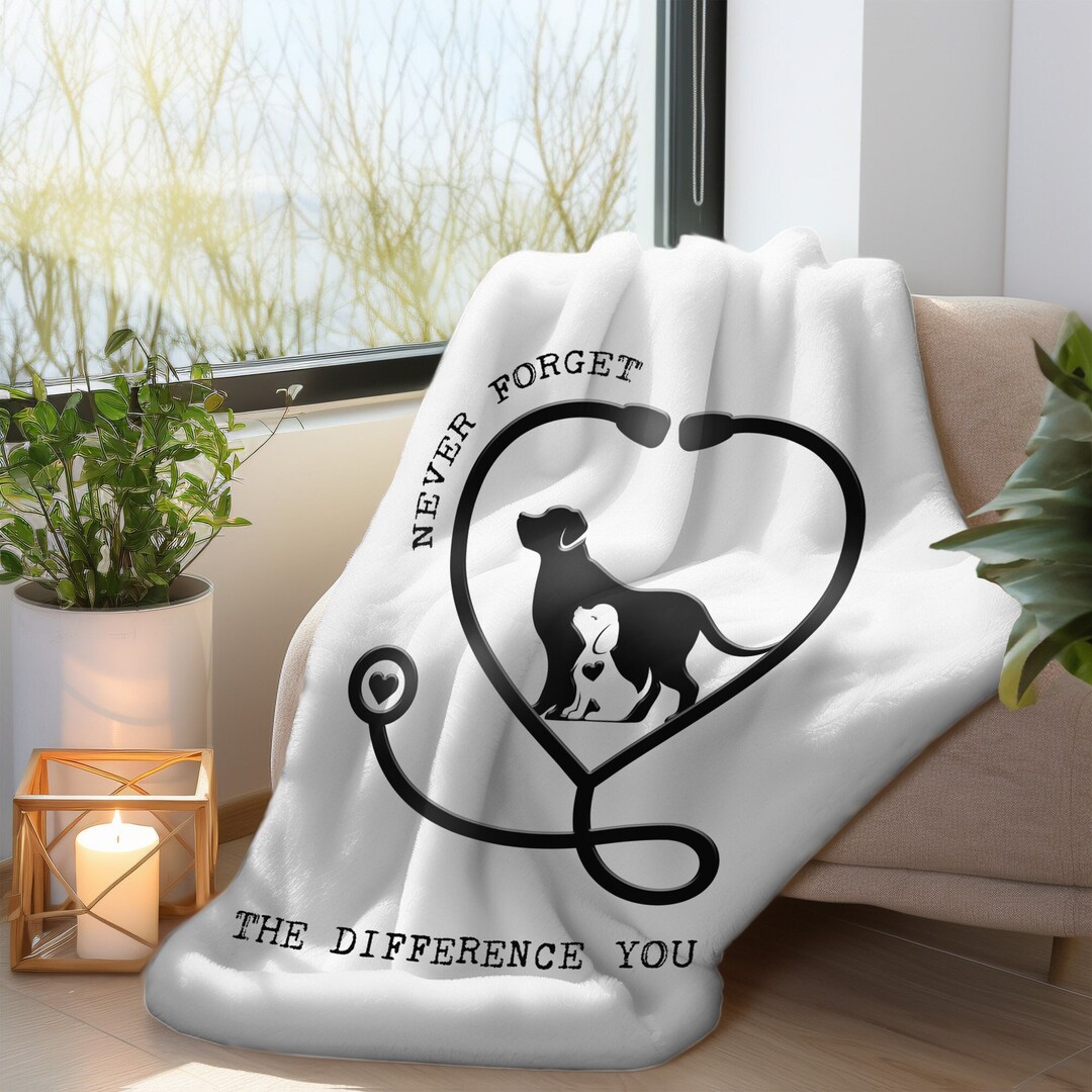 Vet Thank You Gift Vet Blanket Vet Appreciation Gift Veterinary Nurse