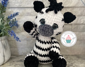 Zebra Häkelanleitung: Amigurumi Tier Anleitung (PDF Download)