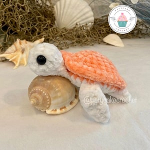 NO SEW Amigurumi sea turtle, turtle toy pattern, crochet sea turtle, crochet sea creature pattern, crochet turtle pattern, turtle tutorial