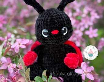 かぎ針編みのてんとう虫編みぐるみのパターン（PDFダウンロード