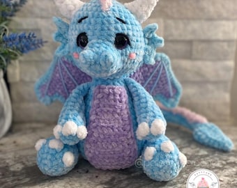 Crochet Dragon Pattern: Amigurumi Animal, PDF Download