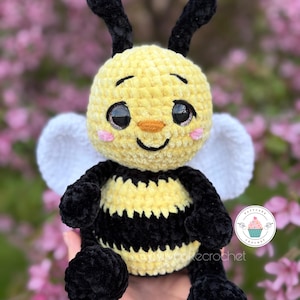Amigurumi Bee, Amigurumi Bee Muster, Häkelbiene, Bienen Spielzeug Muster, Tier Häkelanleitung, Bienen Häkelmuster, Hummel gehäkelt