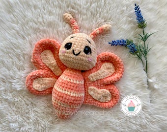 Crochet Butterfly Pattern, Amigurumi Butterfly Pattern, Crochet Butterfly, Butterfly Toy Pattern, Butterfly Plush Pattern, Crochet Bug,