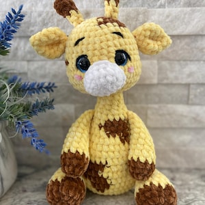 Amigurumi Giraffe Pattern, Crochet Giraffe, Giraffe toy pattern, Giraffe Plush Pattern, Crochet animal, Crochet Giraffe Pattern, Safari toy