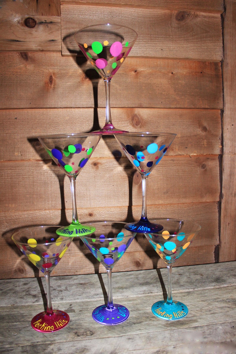 Girls Weekend Favor Personalized Martini Glasses Party Etsy