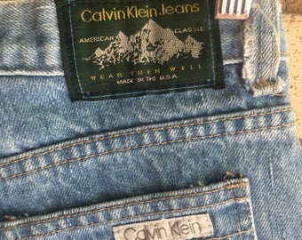 Vintage 27 Waist Calvin Klein Sport Jeans