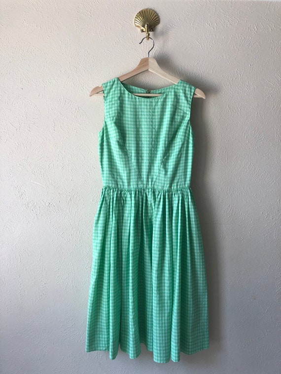 Vintage handmade gingham dress