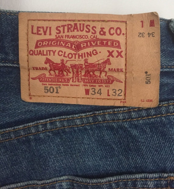 Vintage Levis 501 Thrashed Jean Shorts - image 4