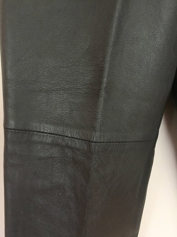 Perfect Vintage High Waist Leather Trousers - image 3