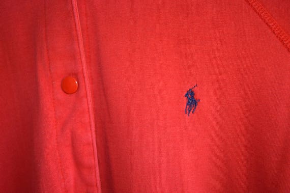 Vintage Ralph Lauren Snap Front Sweatshirt Medium - image 3
