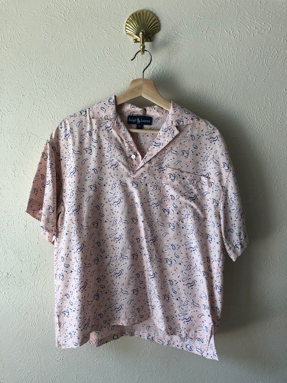 Vintage silk Ralph Lauren top