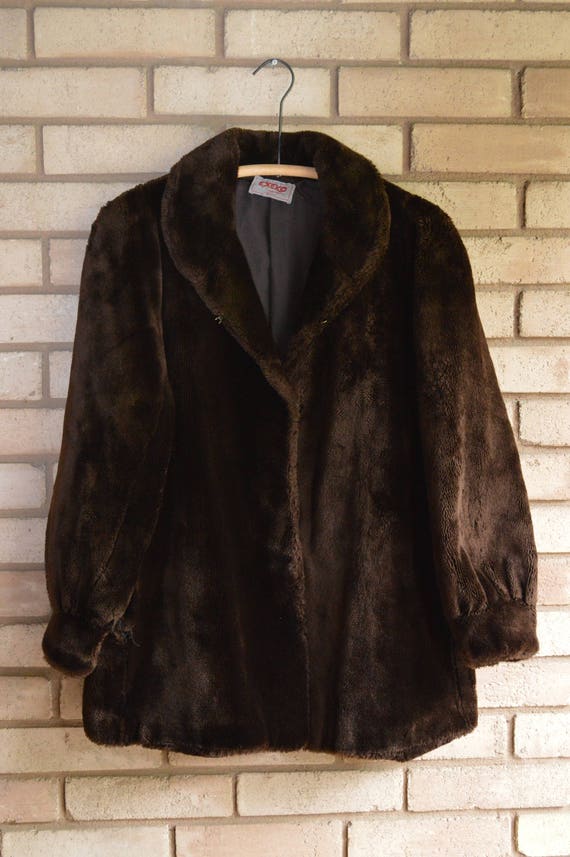 Vintage Teddy Bear Coat Made in France