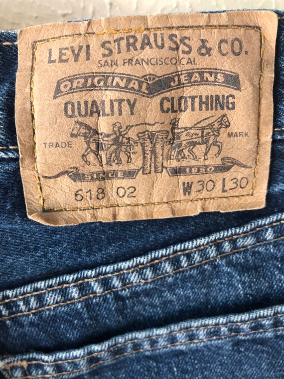 Vintage Levis 618 jeans 29x29.5 - image 2
