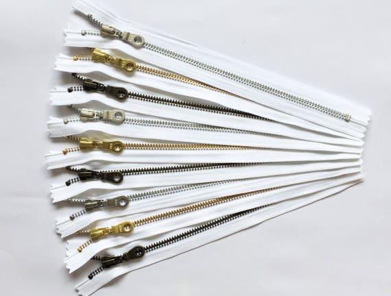 10 inch 5 pieces DAN10 antique brass zipper zipper for bag donut pull zipper metal zippers pouch zippers ykk zips antique zippers