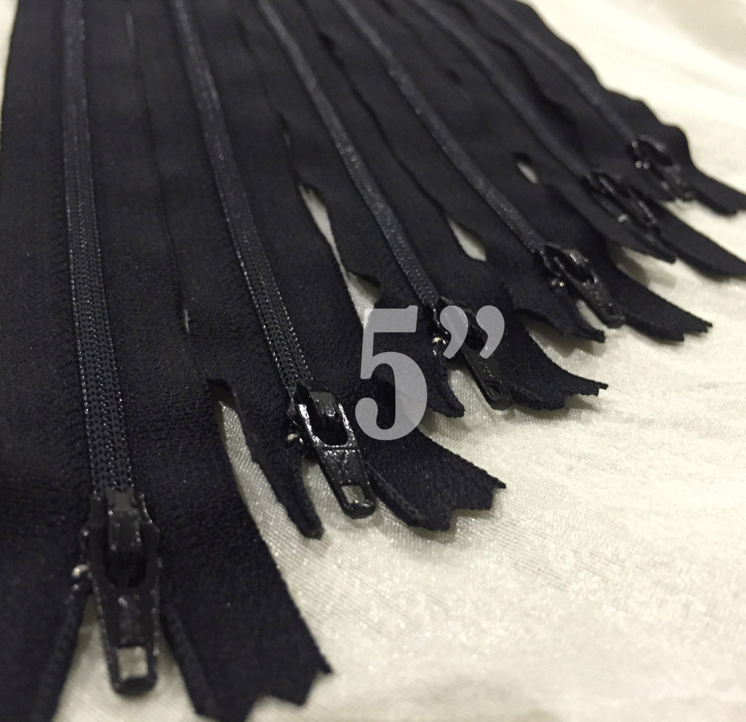Wholesale zippers black zippers 5 inch ykk zippers nylon Etsy