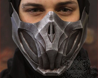 Scorpion Mask Metal finish Mortal Kombat 11