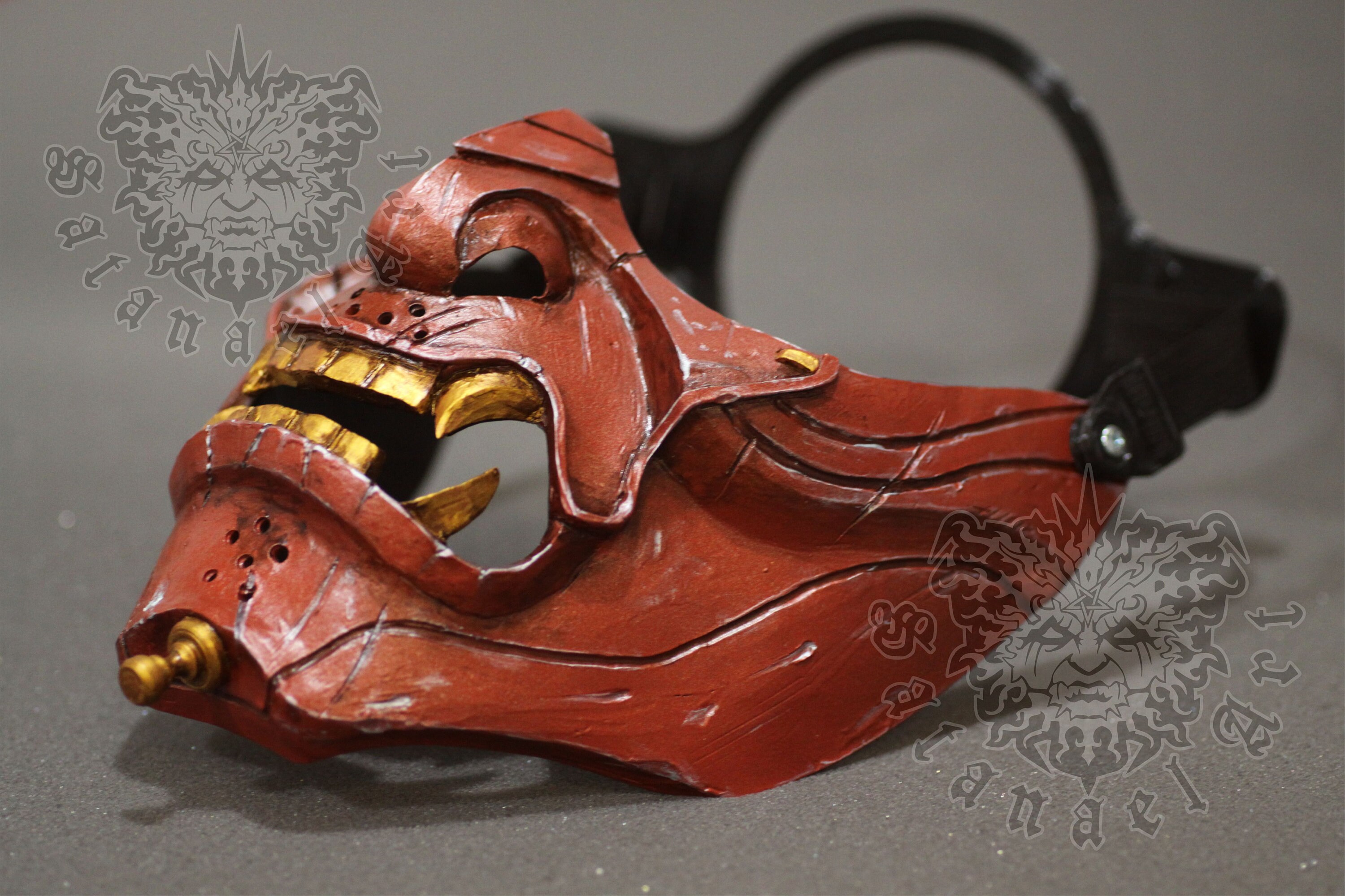 Ghost of Tsushima Sakai Mask Red Etsy