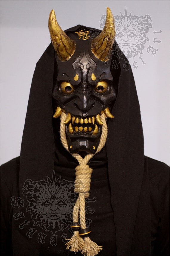 Masque Hannya Oni noir japonais -  France