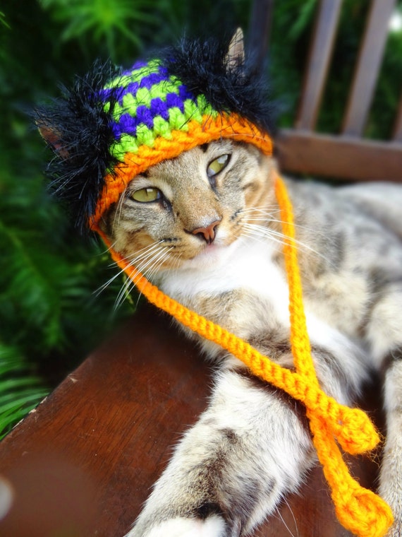 Cat Halloween Costume Halloween Cat Hat Halloween Hat for | Etsy