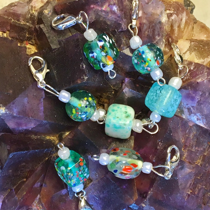 Glass Bead Stitch Markers Etsy