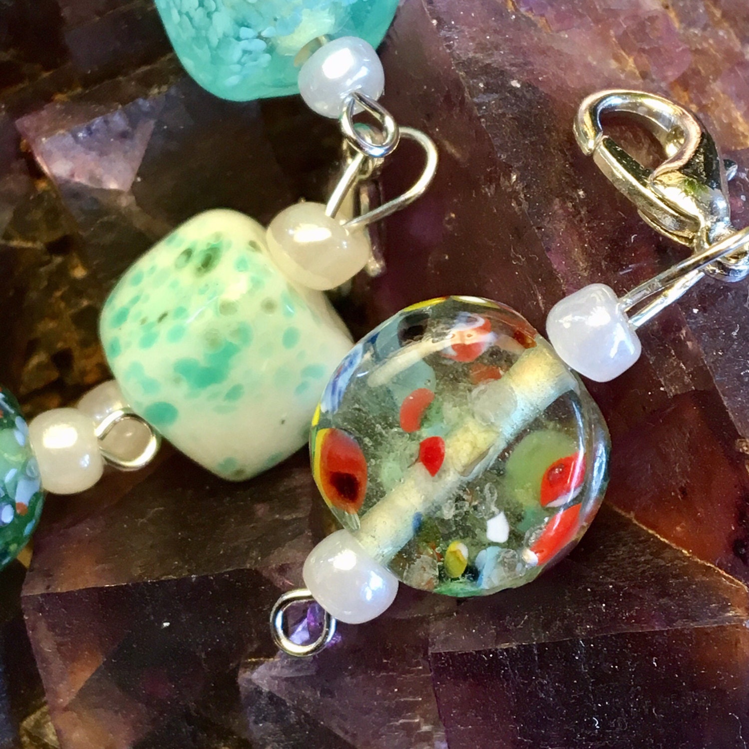 Glass Bead Stitch Markers Etsy