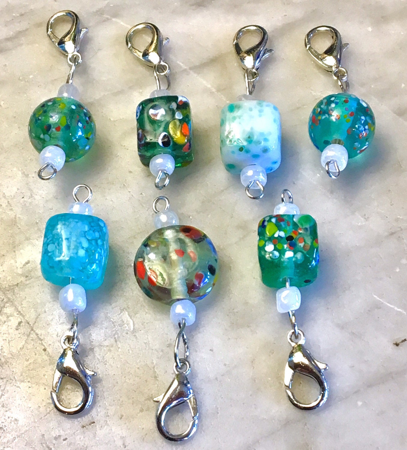 Glass Bead Stitch Markers Etsy