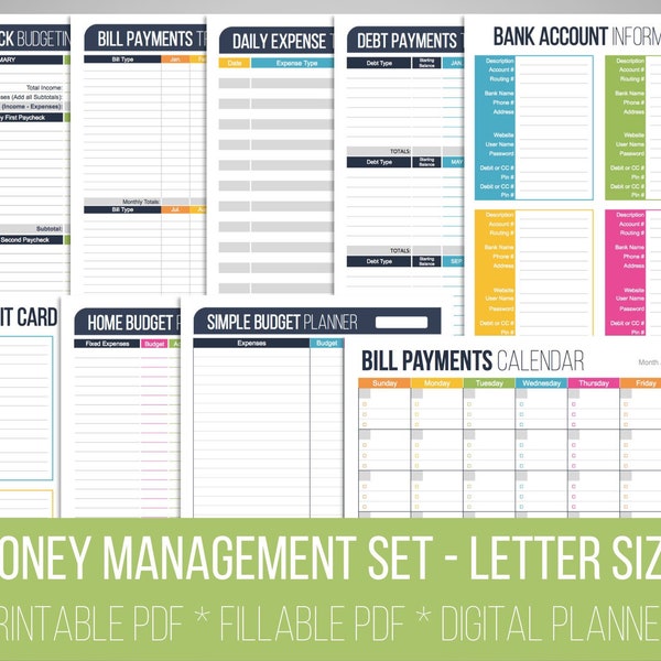 Bill Organizer - Etsy