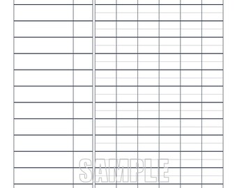 bill payment checklist printable editable personal finance etsy