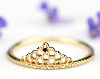 minimalist engagement ring, Filigree Wedding band, Engagement ring, diamond wedding band, vintage ring, filigree engagement, thin band